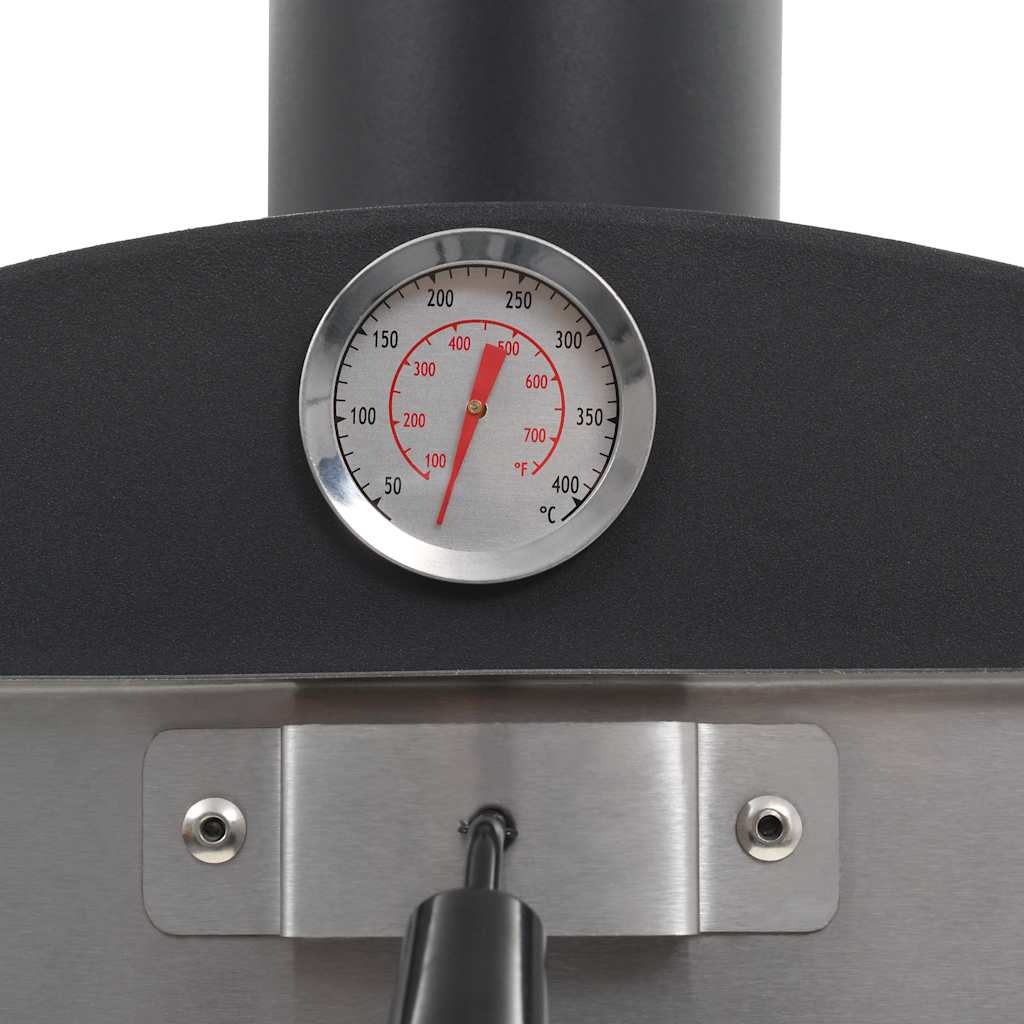 Forno Pizza Esterno a Carbonella con Pietra Refrattaria