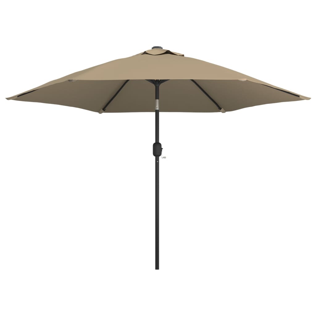 Ombrellone da Esterni con Palo in Metallo 300 cm Grigio Talpa