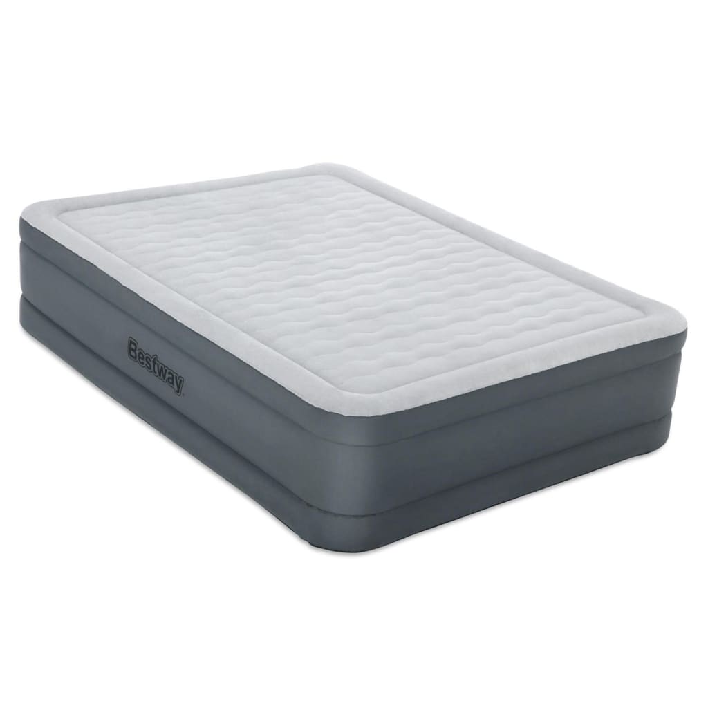 Bestway Letto Aria Fortech 2Persone 203x152x46 Antracite Grigio Chiaro