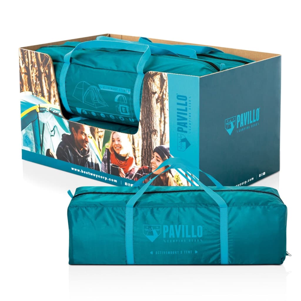 Bestway Tenda da Campeggio 3 Persone Pavilio Activemount Blu