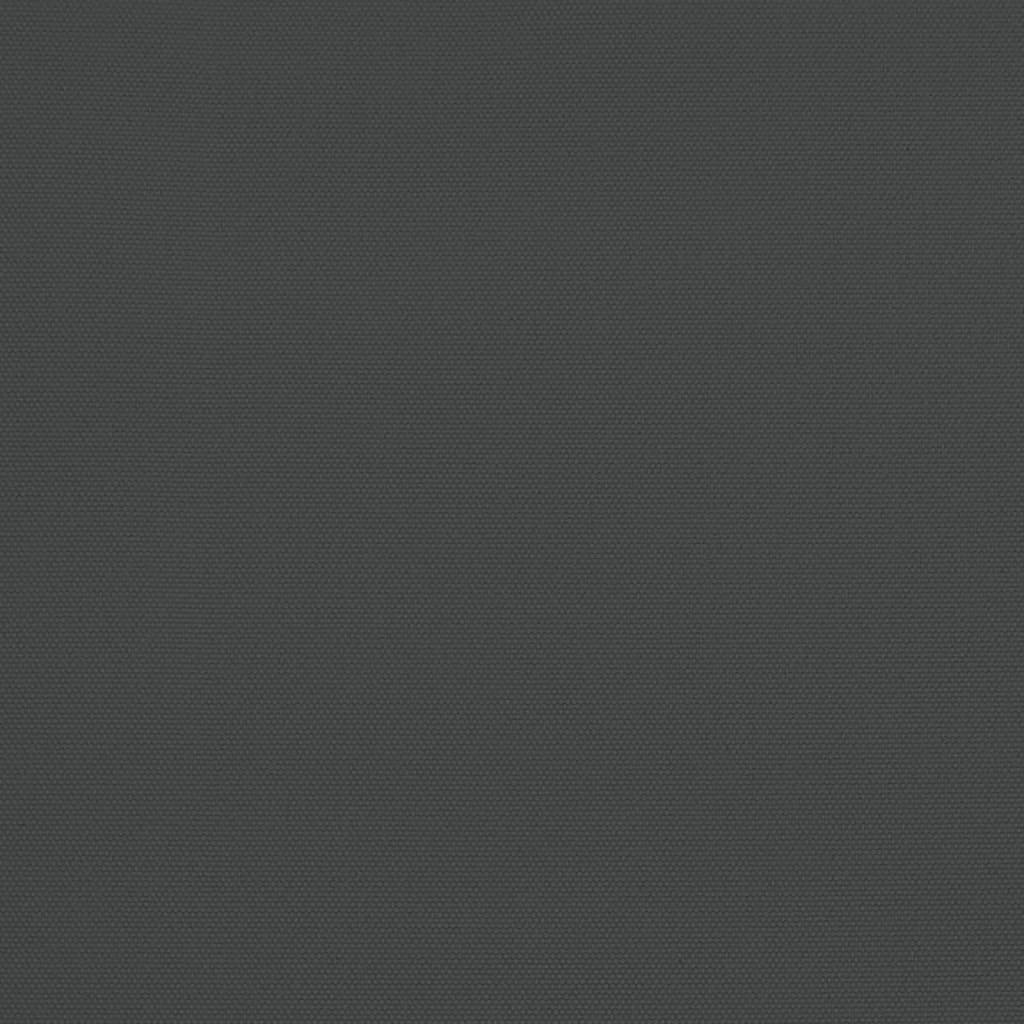 Ombrellone a Sbalzo con LED e Palo in Acciaio 350 cm Antracite