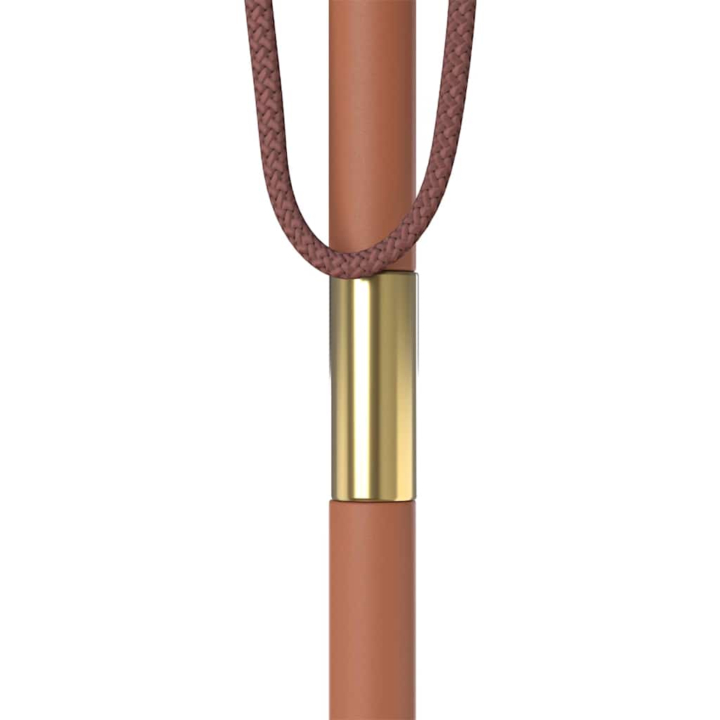 Ombrellone da Esterni con Palo in Legno 150x200 cm Antracite