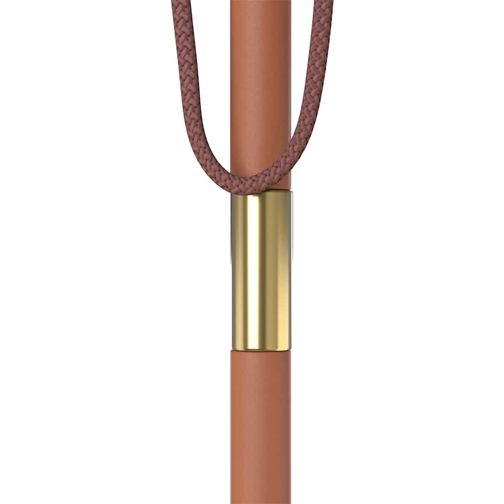 Ombrellone da Esterni con Palo in Legno 150x200 cm Tortora