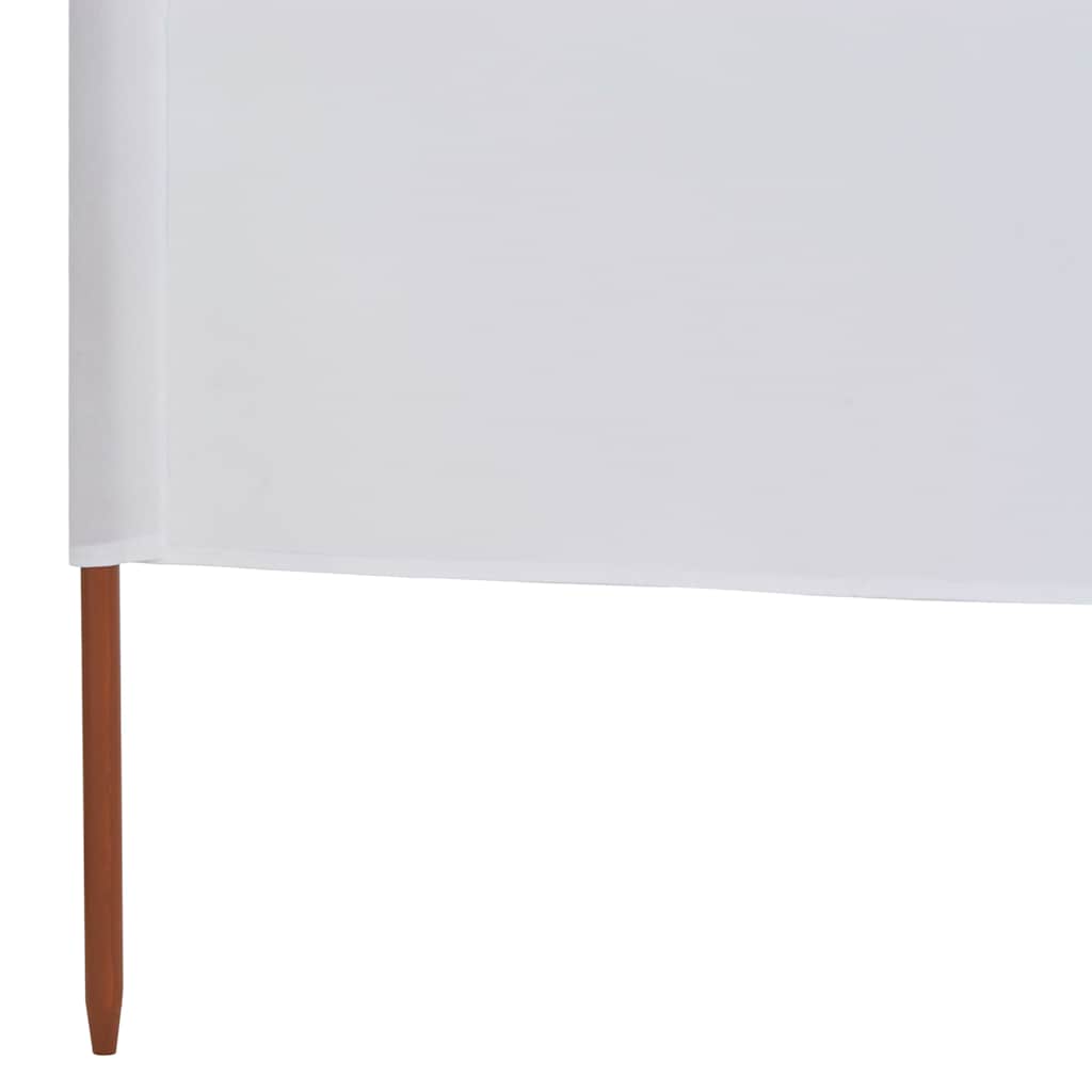 Paravento a 6 Pannelli in Tessuto 800x80cm Bianco