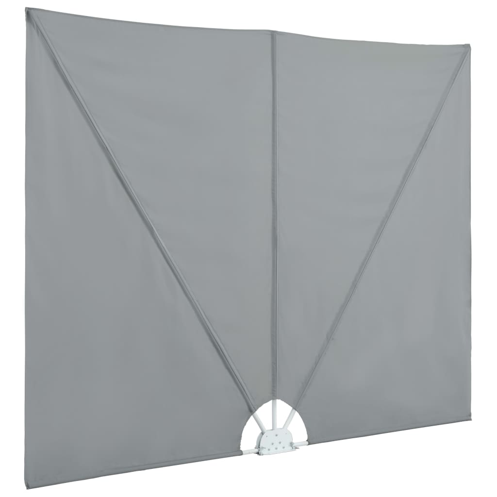 Tenda Laterale per Terrazza Pieghevole Grigio 300x200 cm