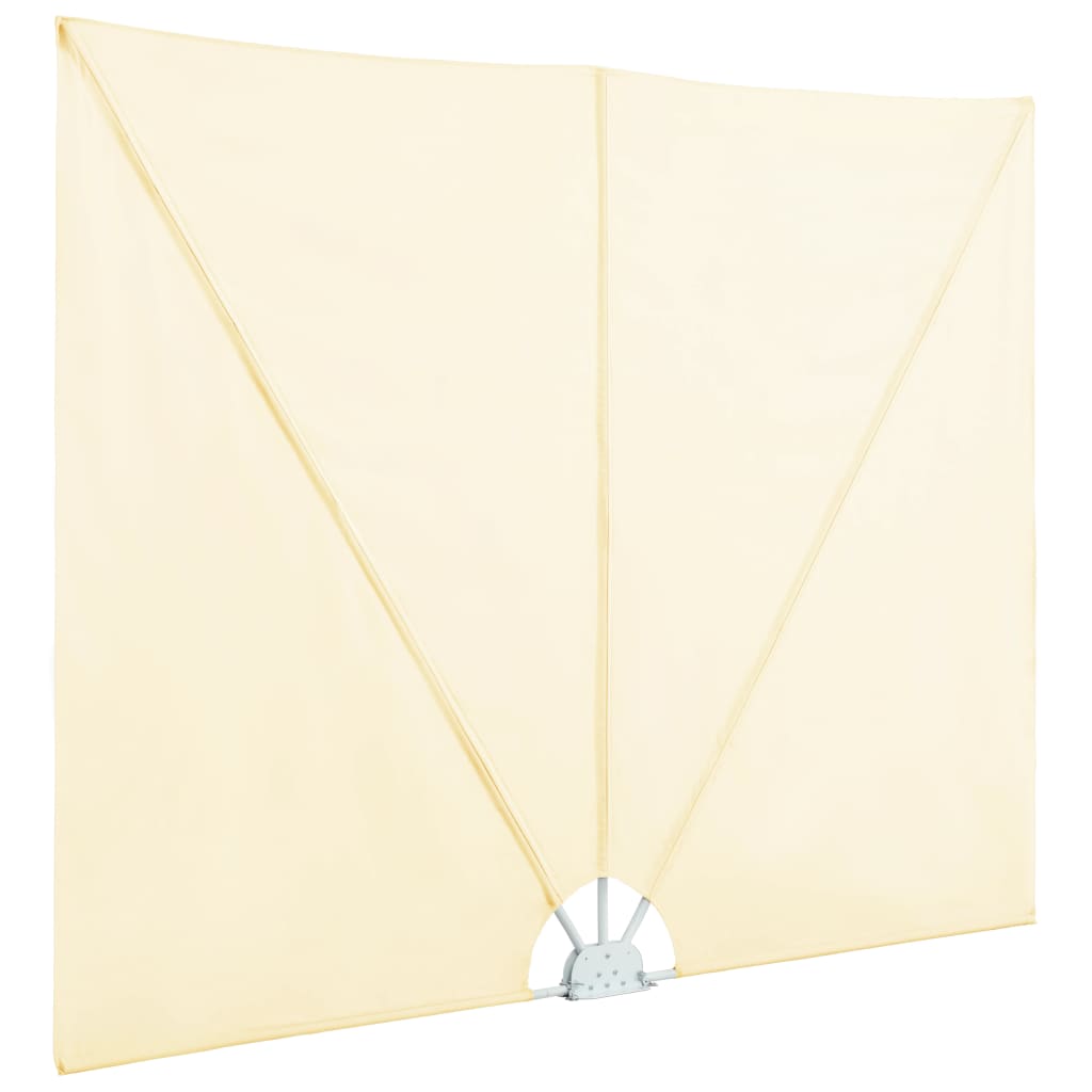 Tenda Laterale per Terrazza Pieghevole Crema 240x160 cm