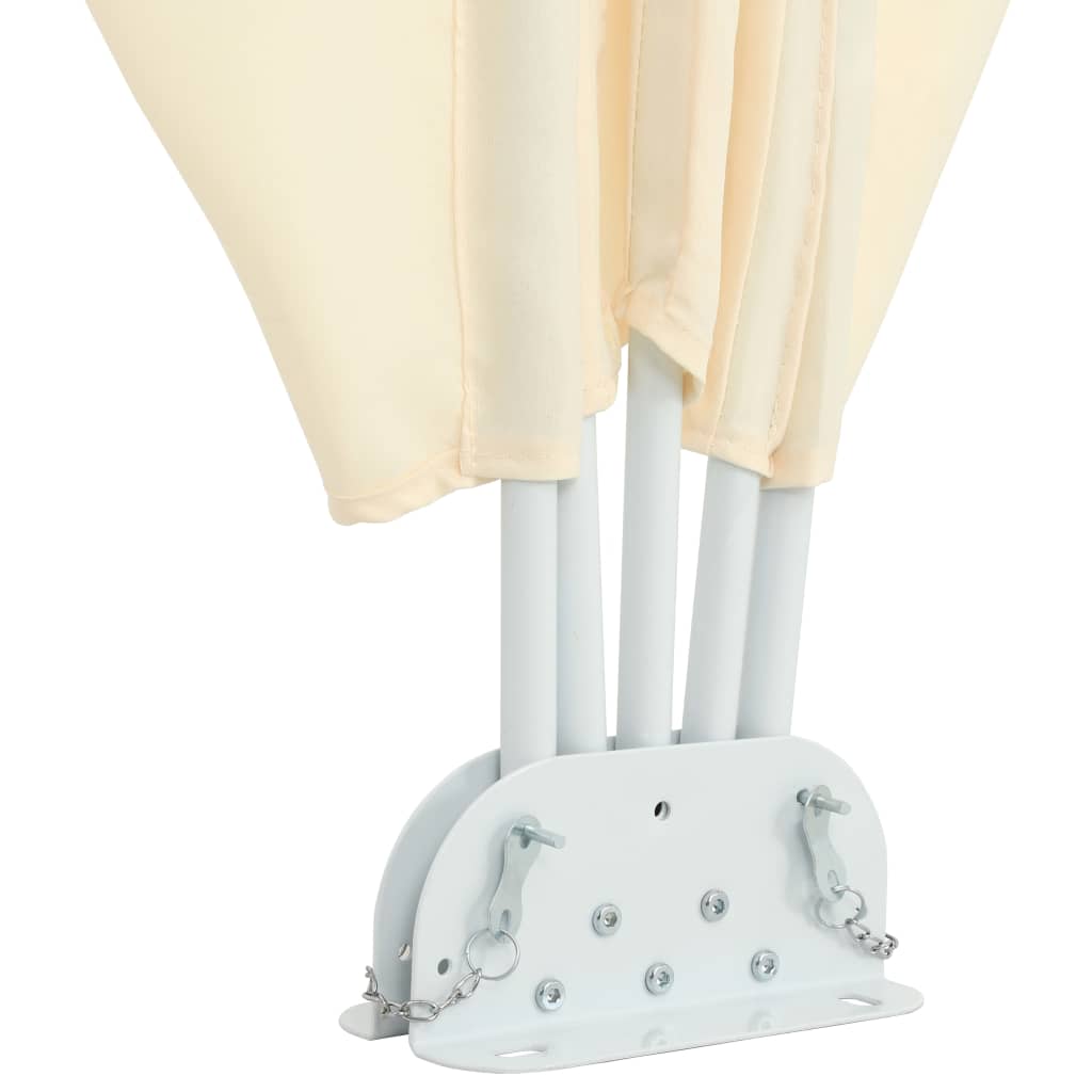 Tenda Laterale per Terrazza Pieghevole Crema 240x160 cm