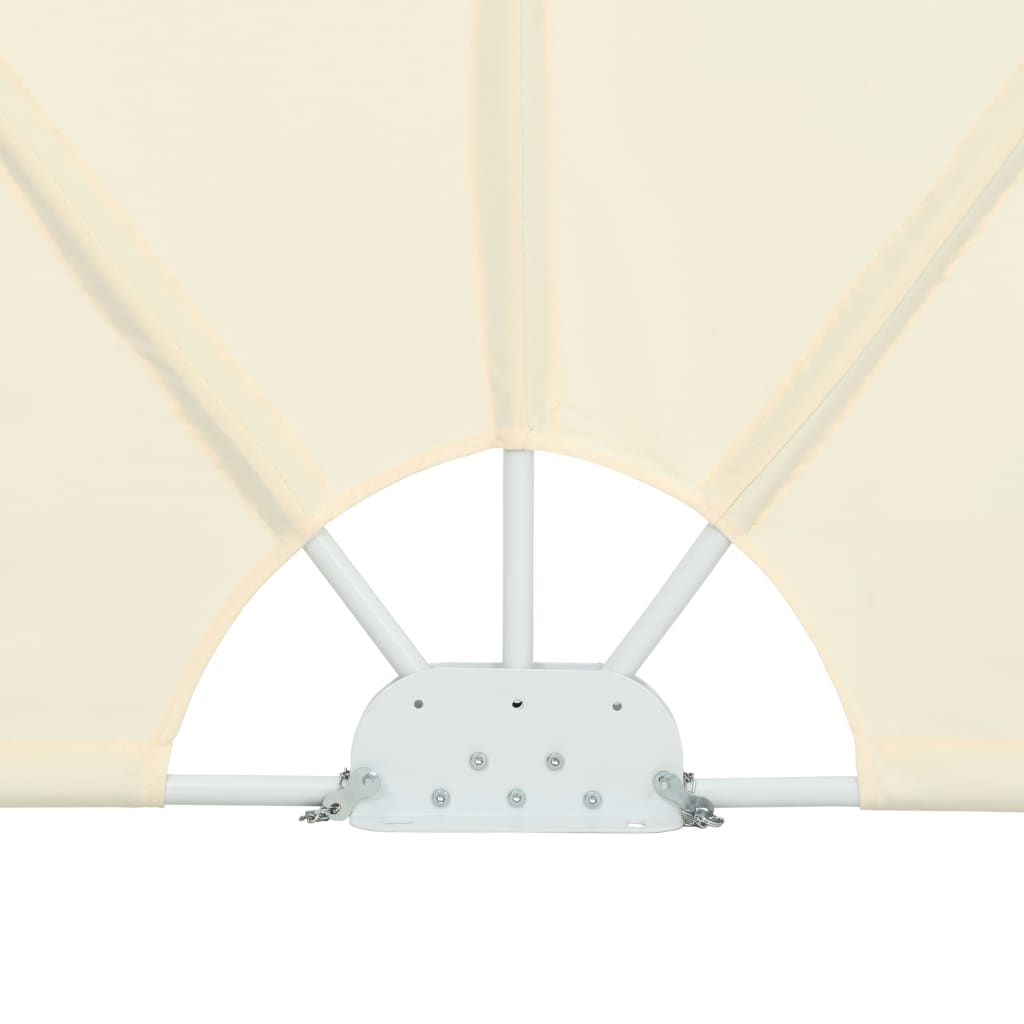 Tenda Laterale per Terrazza Pieghevole Crema 240x160 cm