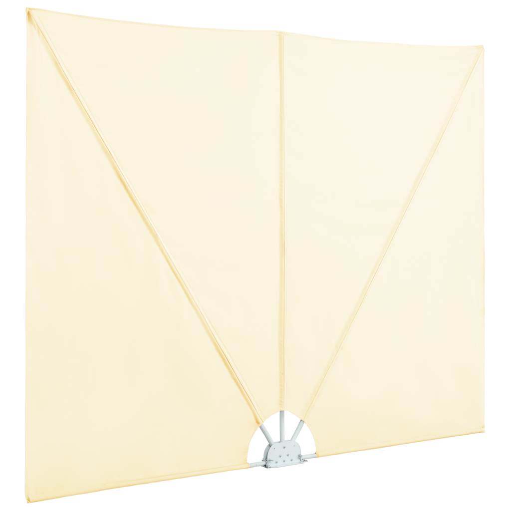 Tenda Laterale per Terrazza Pieghevole Crema 300x150 cm