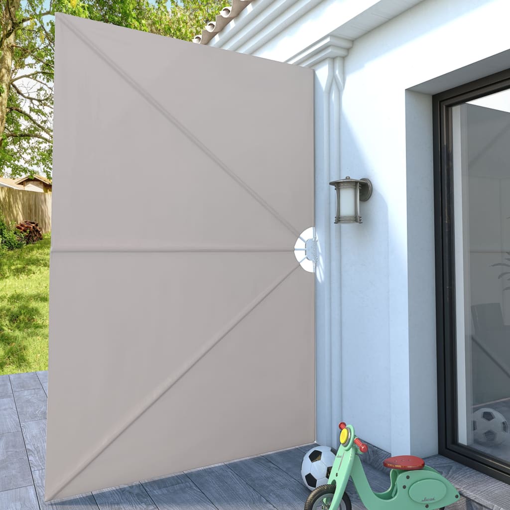 Tenda Laterale per Terrazza Pieghevole Crema 300x200 cm