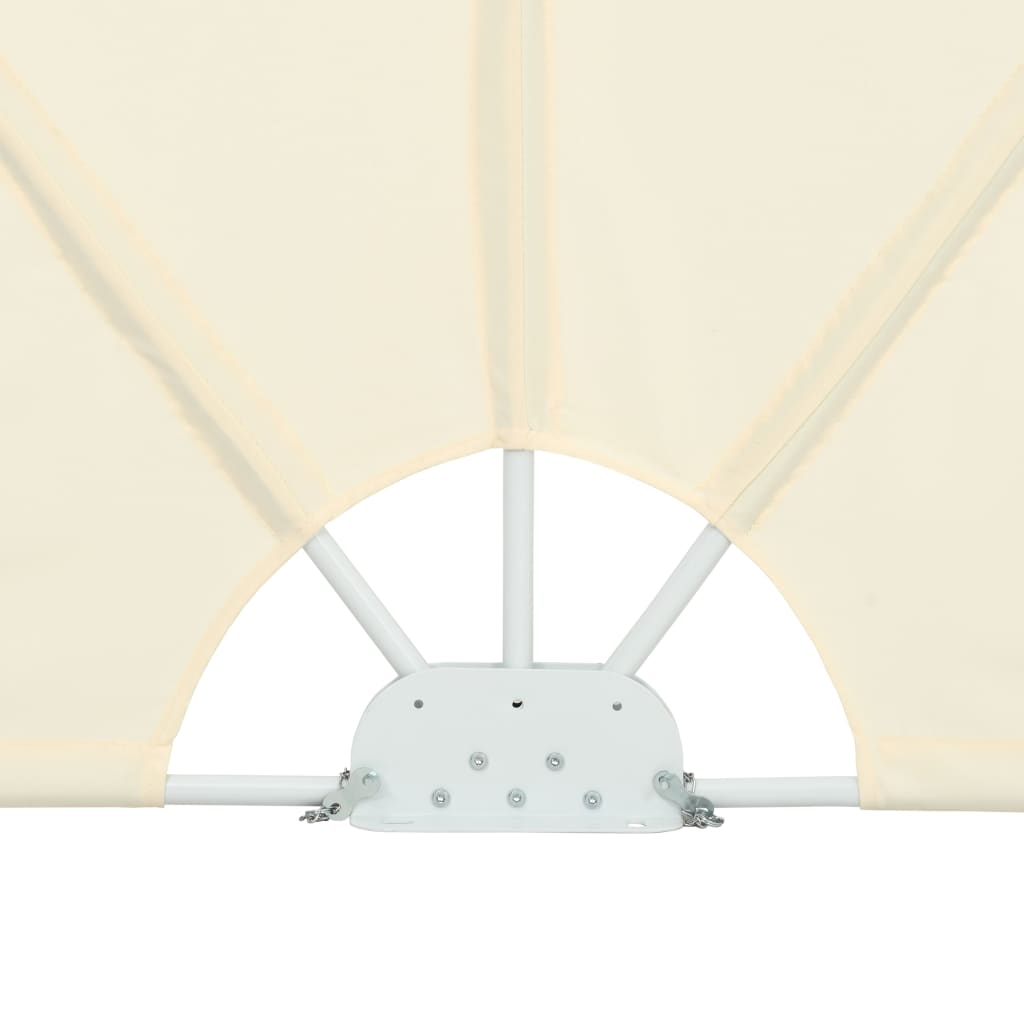 Tenda Laterale per Terrazza Pieghevole Crema 300x200 cm