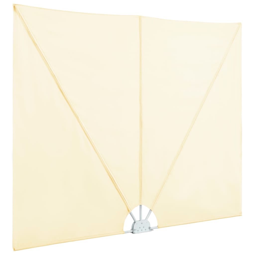 Tenda Laterale per Terrazza Pieghevole Crema 400x200 cm