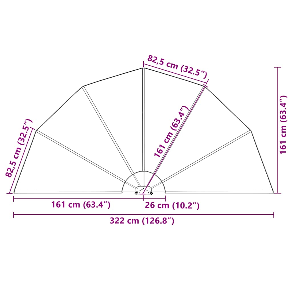 Tenda Laterale per Terrazza Pieghevole Grigio 200 cm