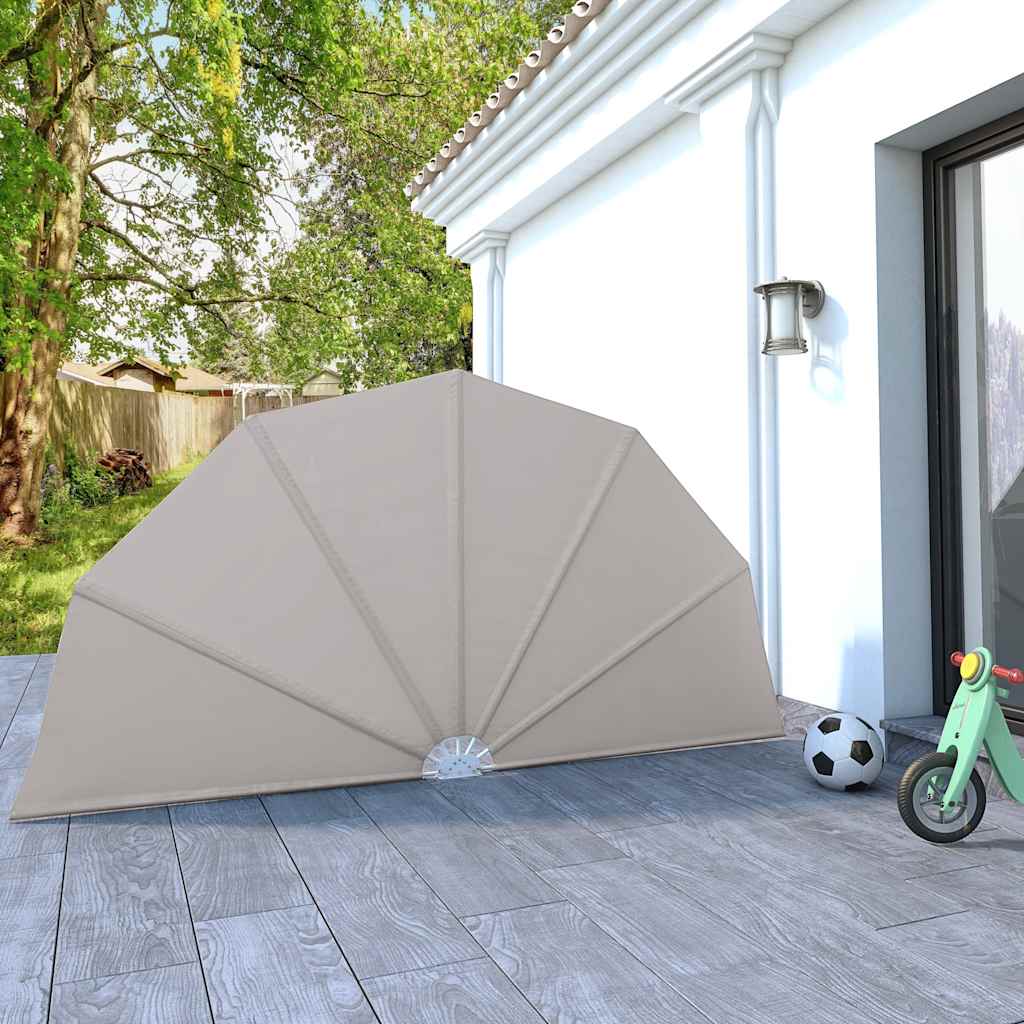 Tenda Laterale per Terrazza Pieghevole Crema 160 cm