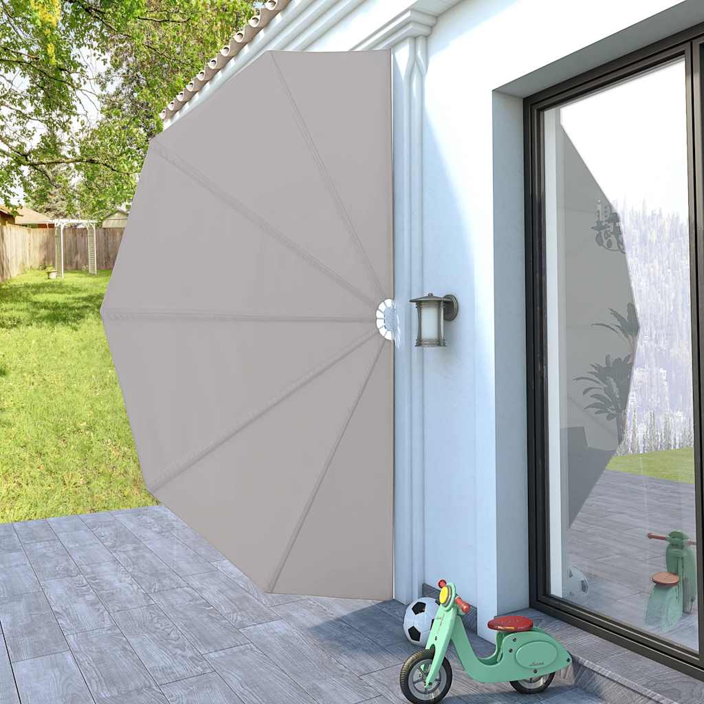 Tenda Laterale per Terrazza Pieghevole Crema 200 cm