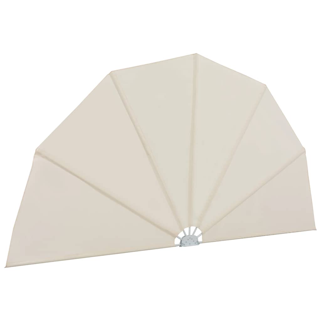 Tenda Laterale per Terrazza Pieghevole Crema 200 cm