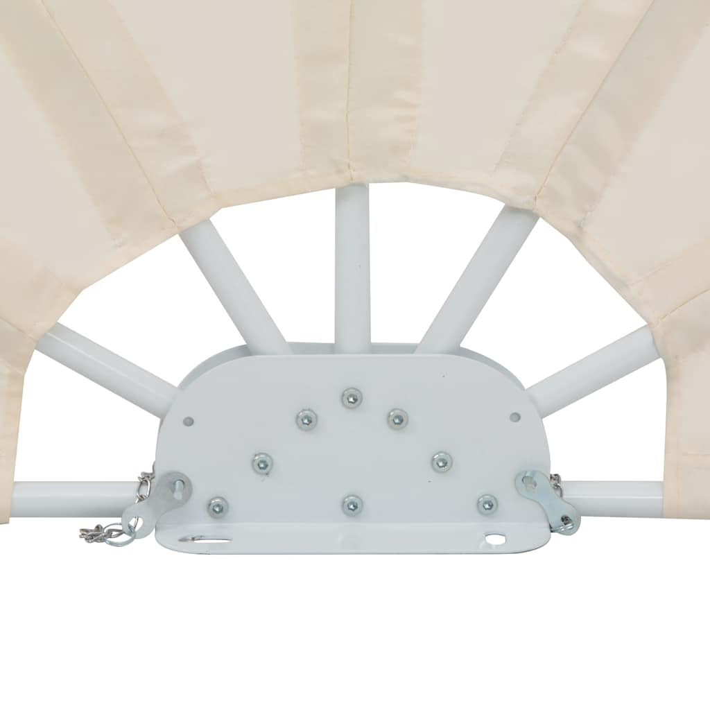 Tenda Laterale per Terrazza Pieghevole Crema 200 cm