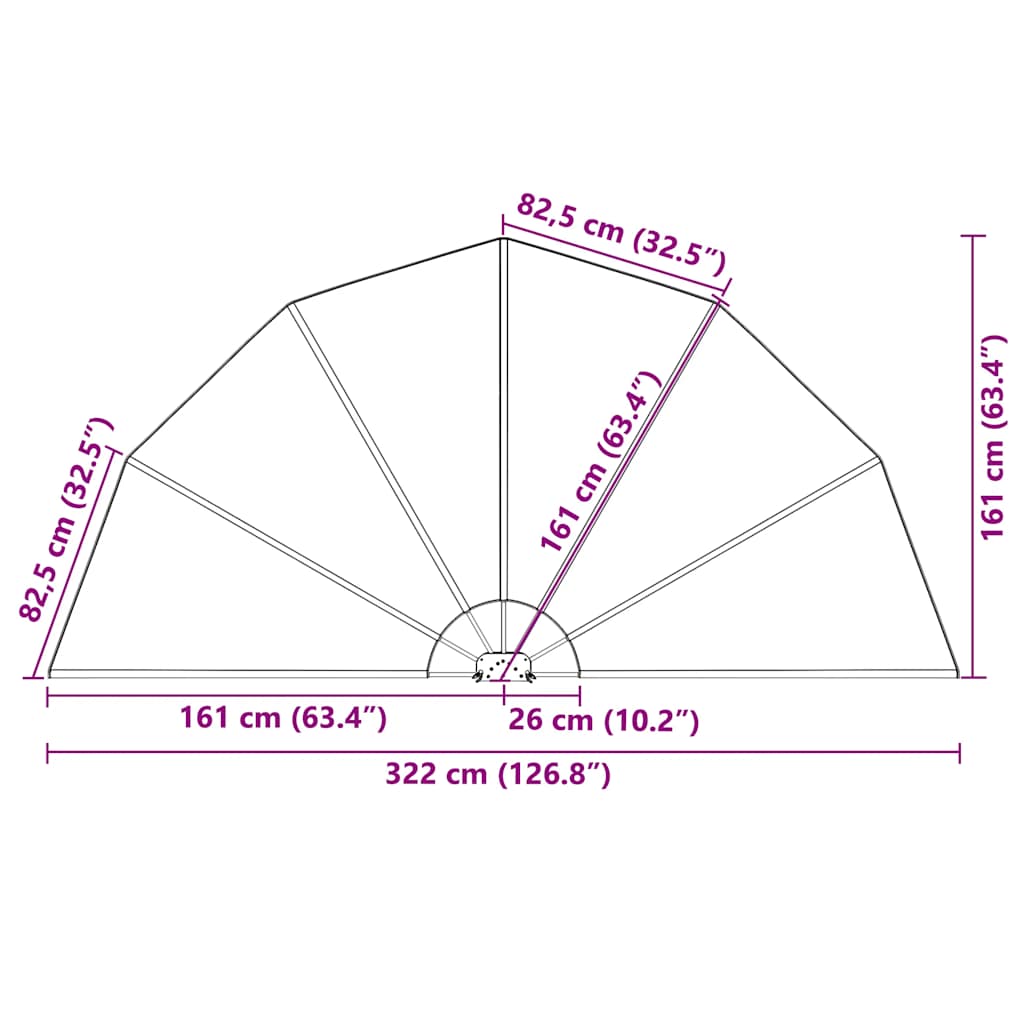 Tenda Laterale per Terrazza Pieghevole Terracotta 160 cm