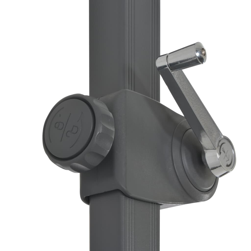 Ombrellone a Sbalzo con Palo in Alluminio 250x250 cm Sabbia