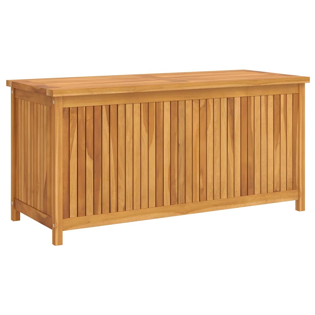 Baule da Giardino 120x50x58 cm in Legno Massello di Teak