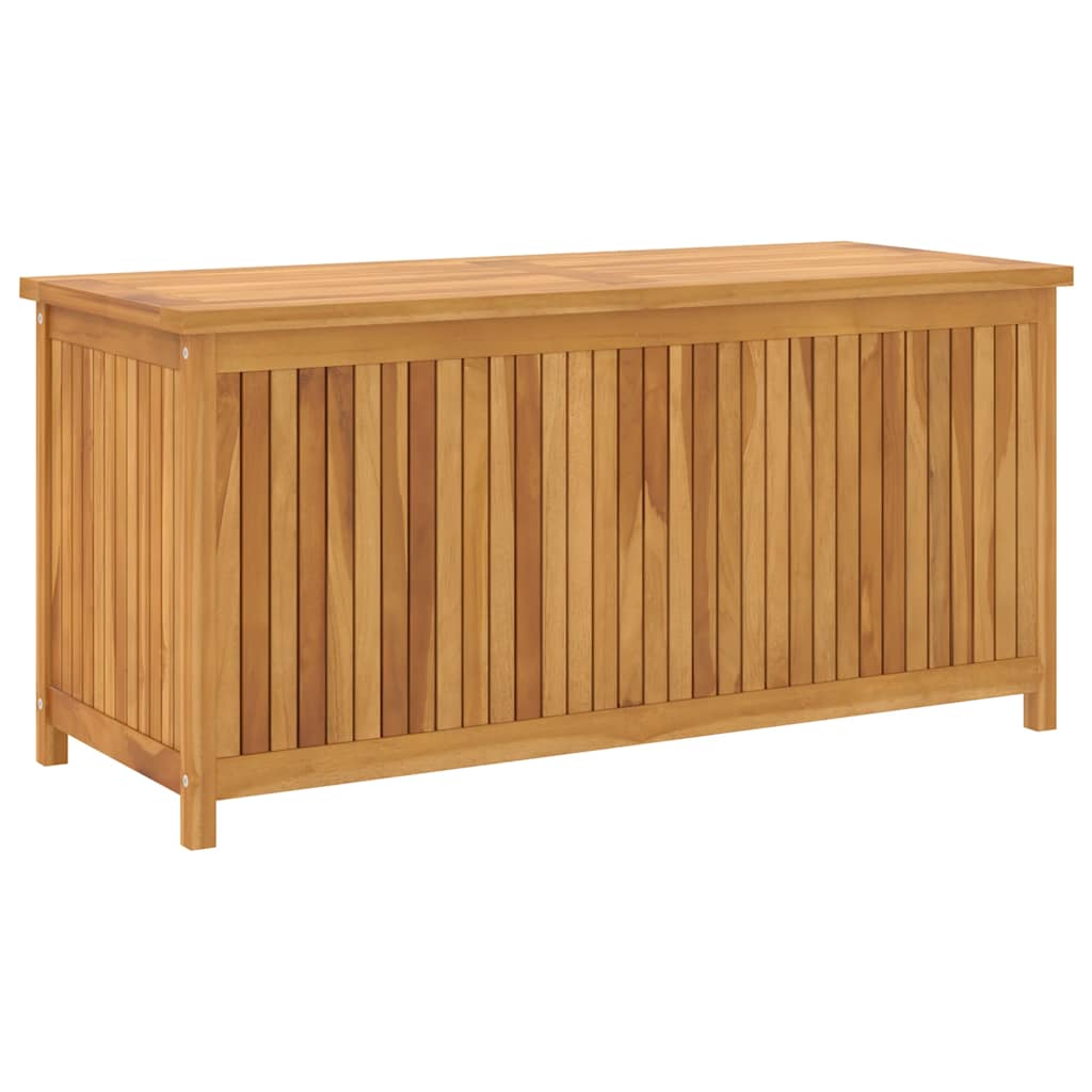 Baule da Giardino 120x50x58 cm in Legno Massello di Teak