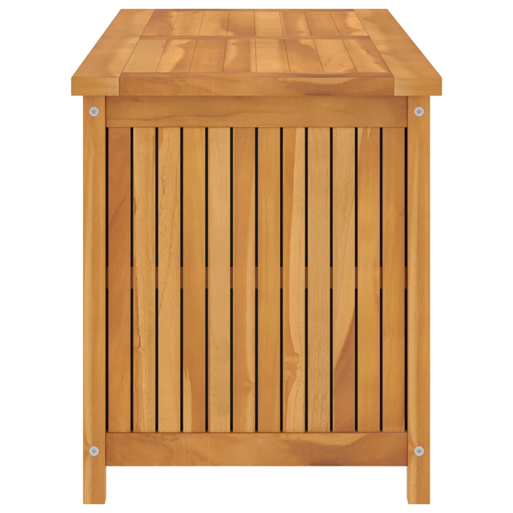 Baule da Giardino 120x50x58 cm in Legno Massello di Teak