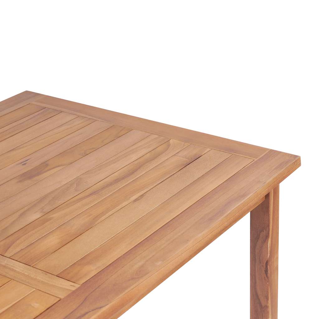 Tavolo da Bar per Esterni 120x65x110 cm Massello di Teak