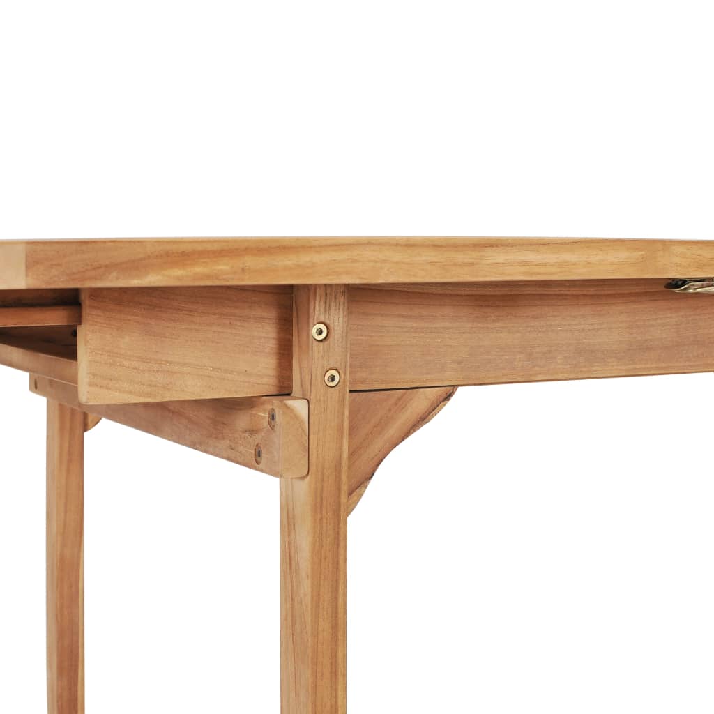 Tavolo da Pranzo Allungabile 150-200x100x75 cm Massello di Teak