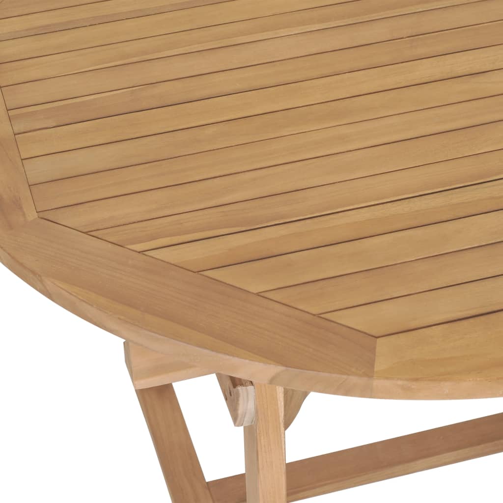 Tavolo da Giardino Allungabile 180-280x100x75cm in Teak Ovale