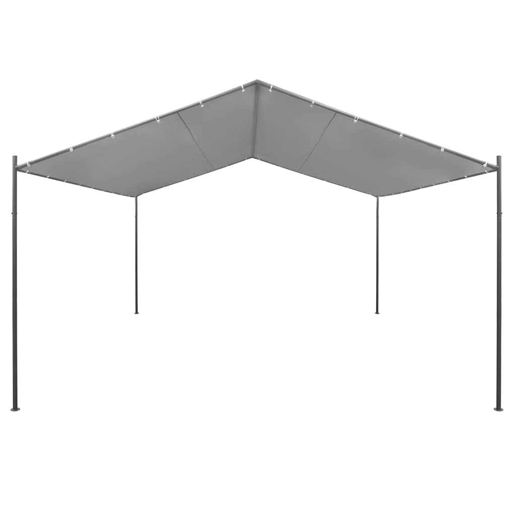 Gazebo da Giardino in Acciaio 400x400x260 cm Antracite