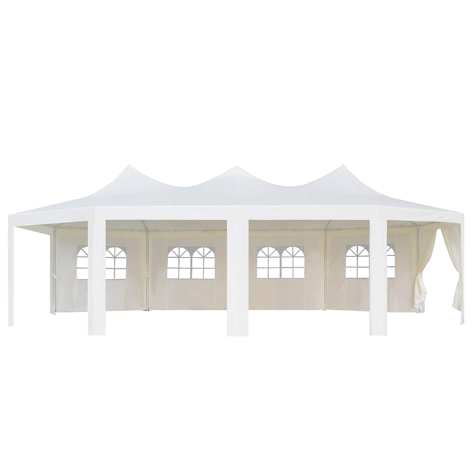 Struttura Gazebo Bianco 448 x 320 x 834cm Metallo