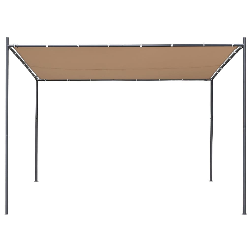 Gazebo con Tettuccio 3x3 m Beige