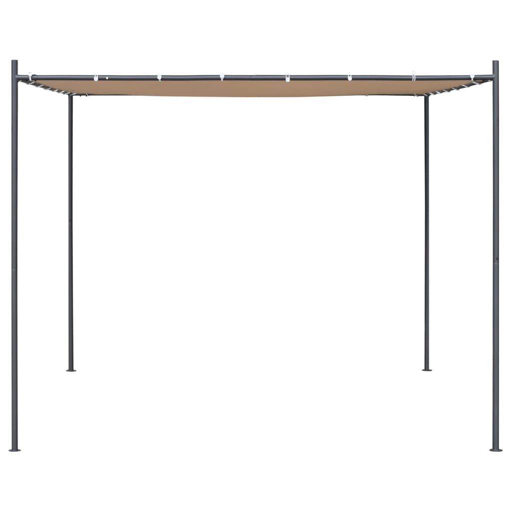 Gazebo con Tettuccio 3x3 m Beige