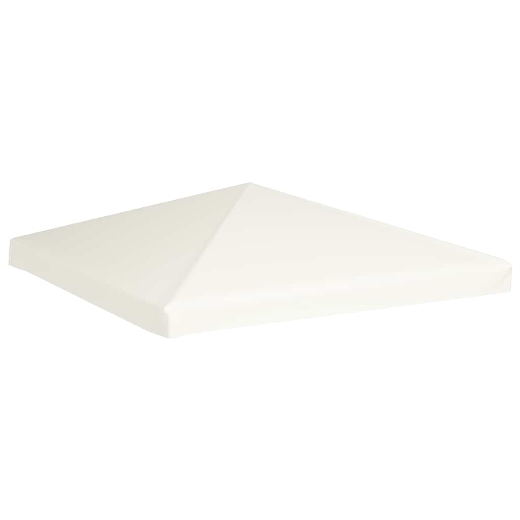 Copertura Superiore per Gazebo 310 g/m² 3x3 m Bianco Crema