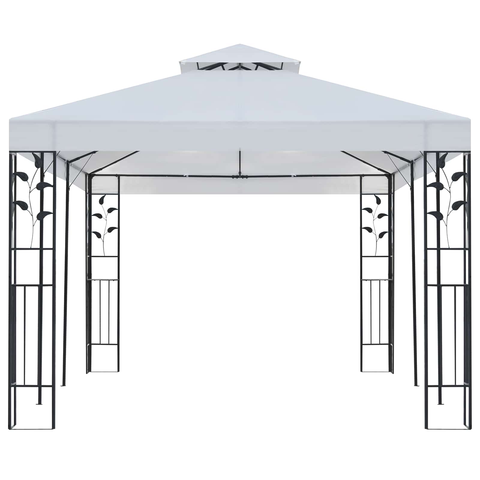Telo per gazebo Bianco 300 x 600 cm Poliestere