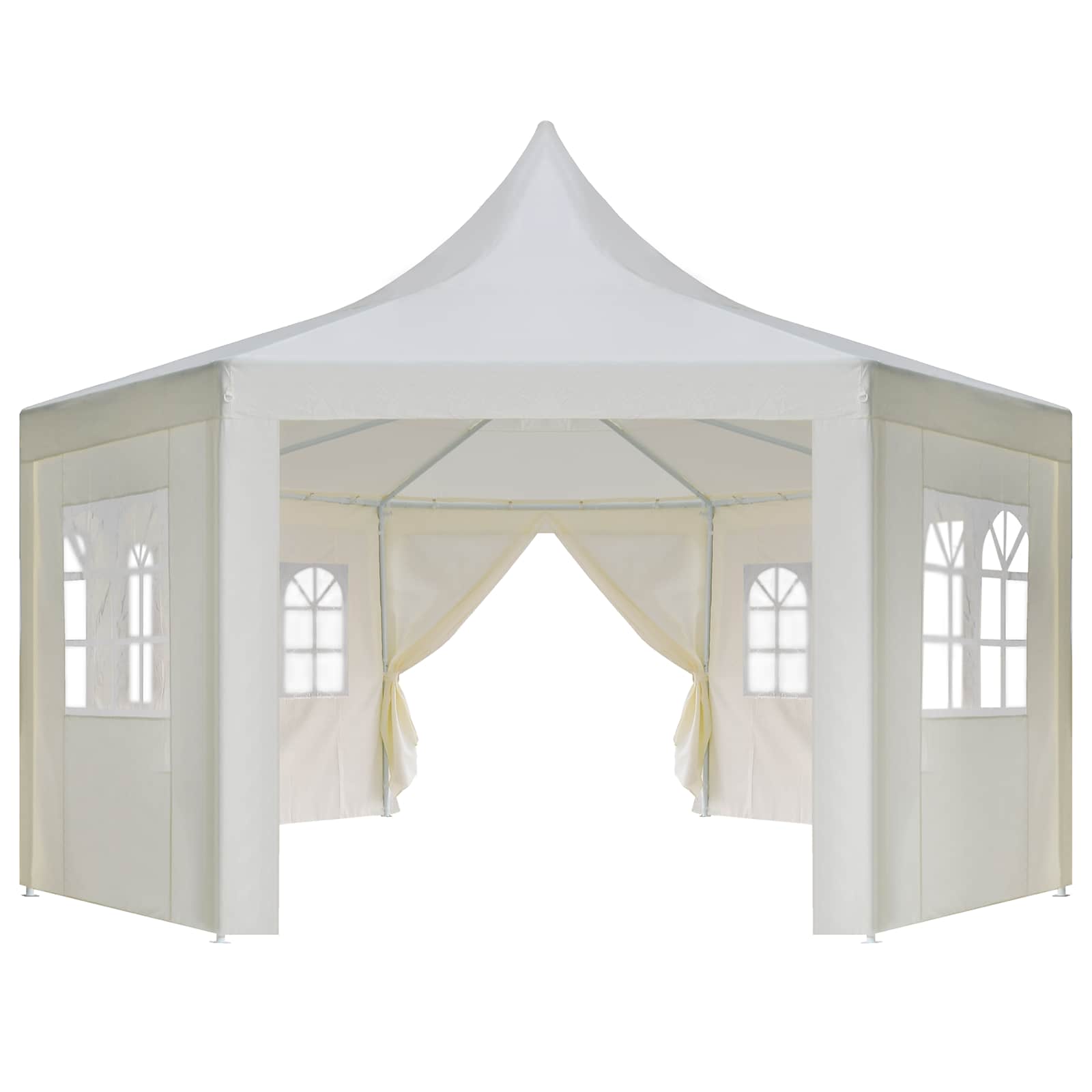 Tessuto per gazebo Bianco 448 x 320 cm Poliestere