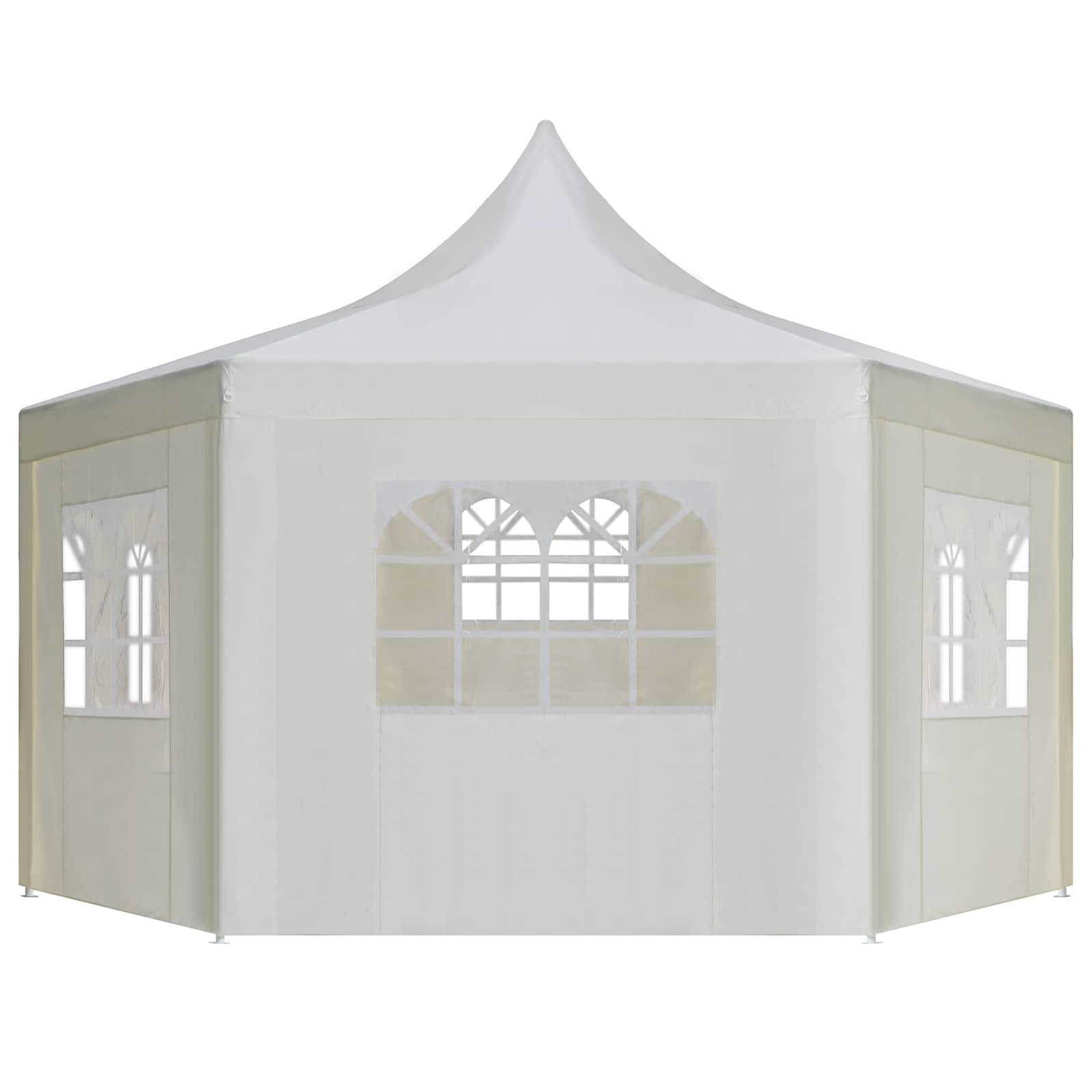 Tessuto per gazebo Bianco 448 x 320 cm Poliestere