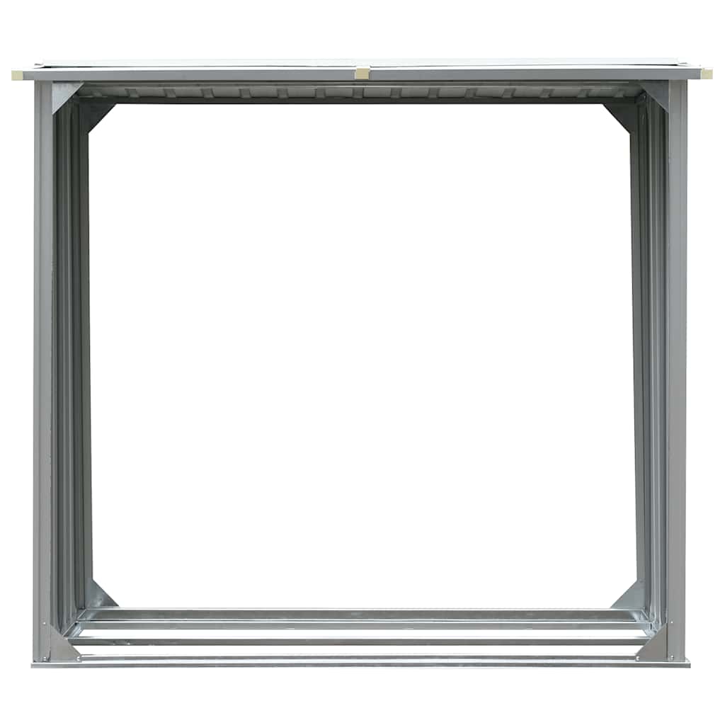 Capannone da Giardino in Acciaio Zincato 172x91x154cm Grigio