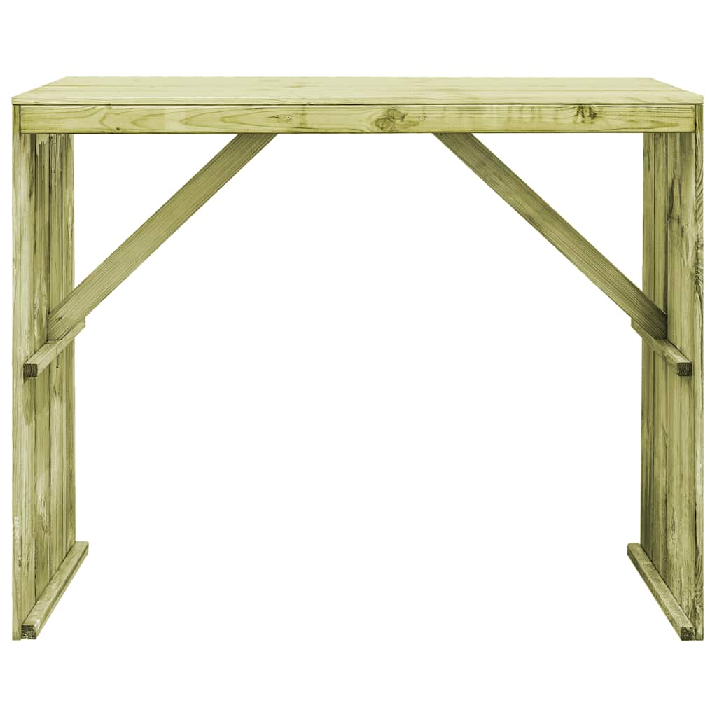 Tavolo da Bar 130x60x110 cm in Legno di Pino Impregnato