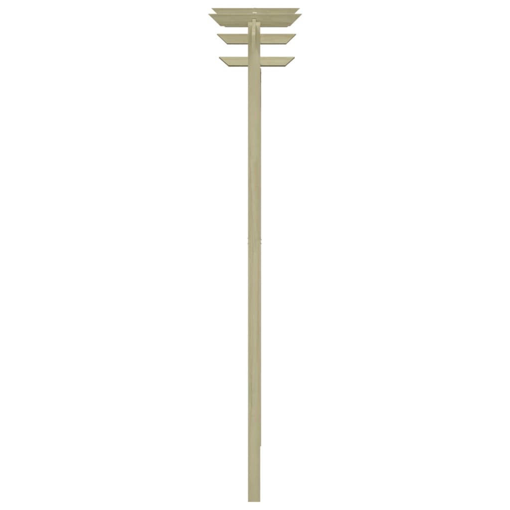 Pergola da Giardino Legno di Pino Impregnato 180x210x40 cm