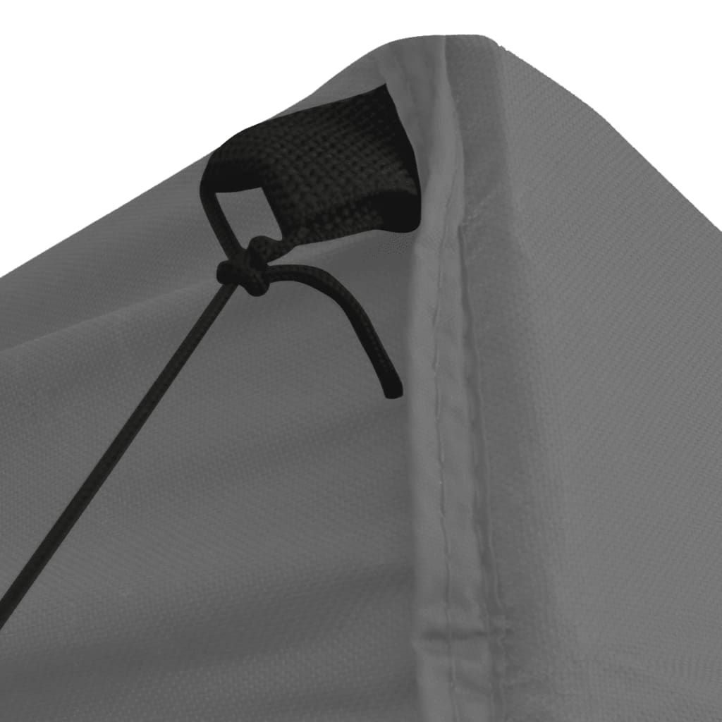 Tendone per Feste Pieghevole Pop-Up con 4 Pareti 3x3m Antracite