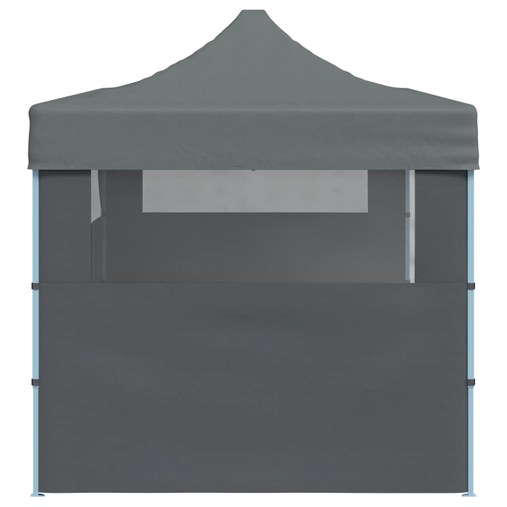 Tenda Pieghevole Pop-Up con Pareti Laterali 3x6 m Antracite