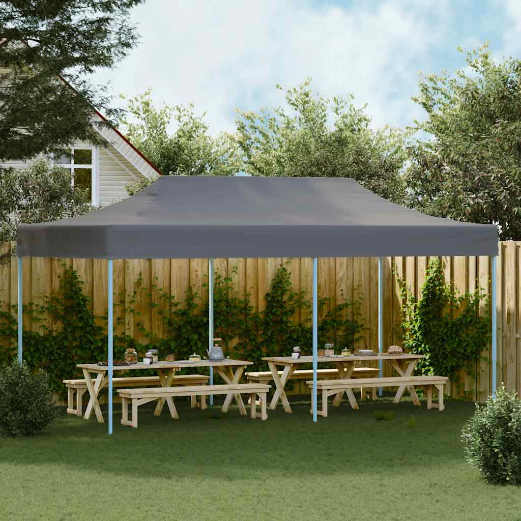 Tenda Pieghevole Pop-Up 3x6 m Antracite