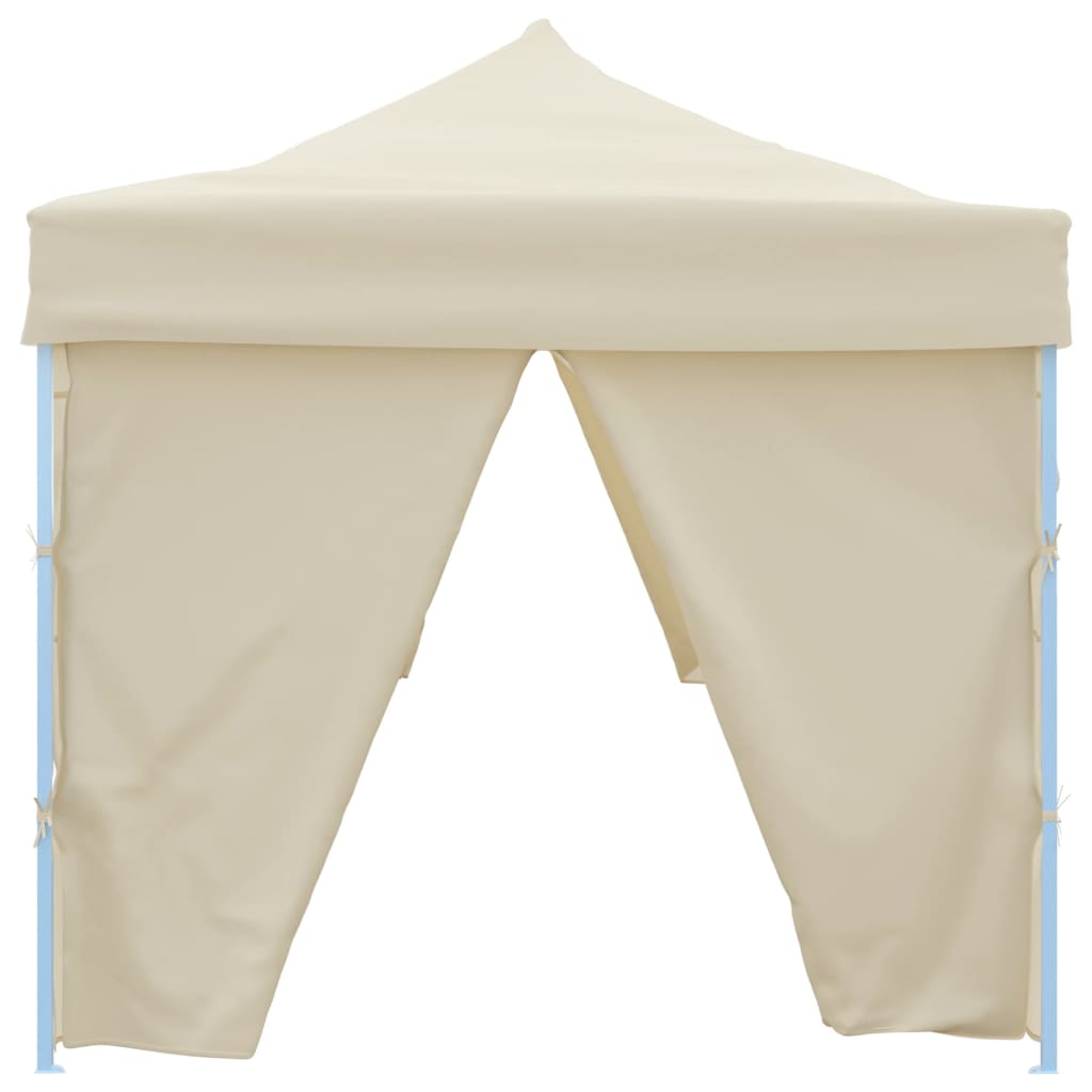 Tenda Pieghevole Pop-Up con 8 Pareti Laterali 870x291x315 cm Crema
