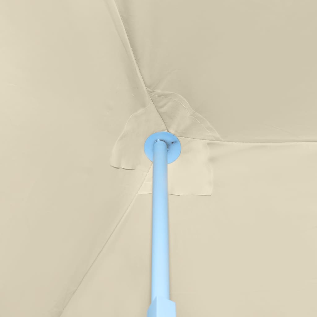 Tenda Pieghevole Pop-Up con 8 Pareti Laterali 870x291x315 cm Crema