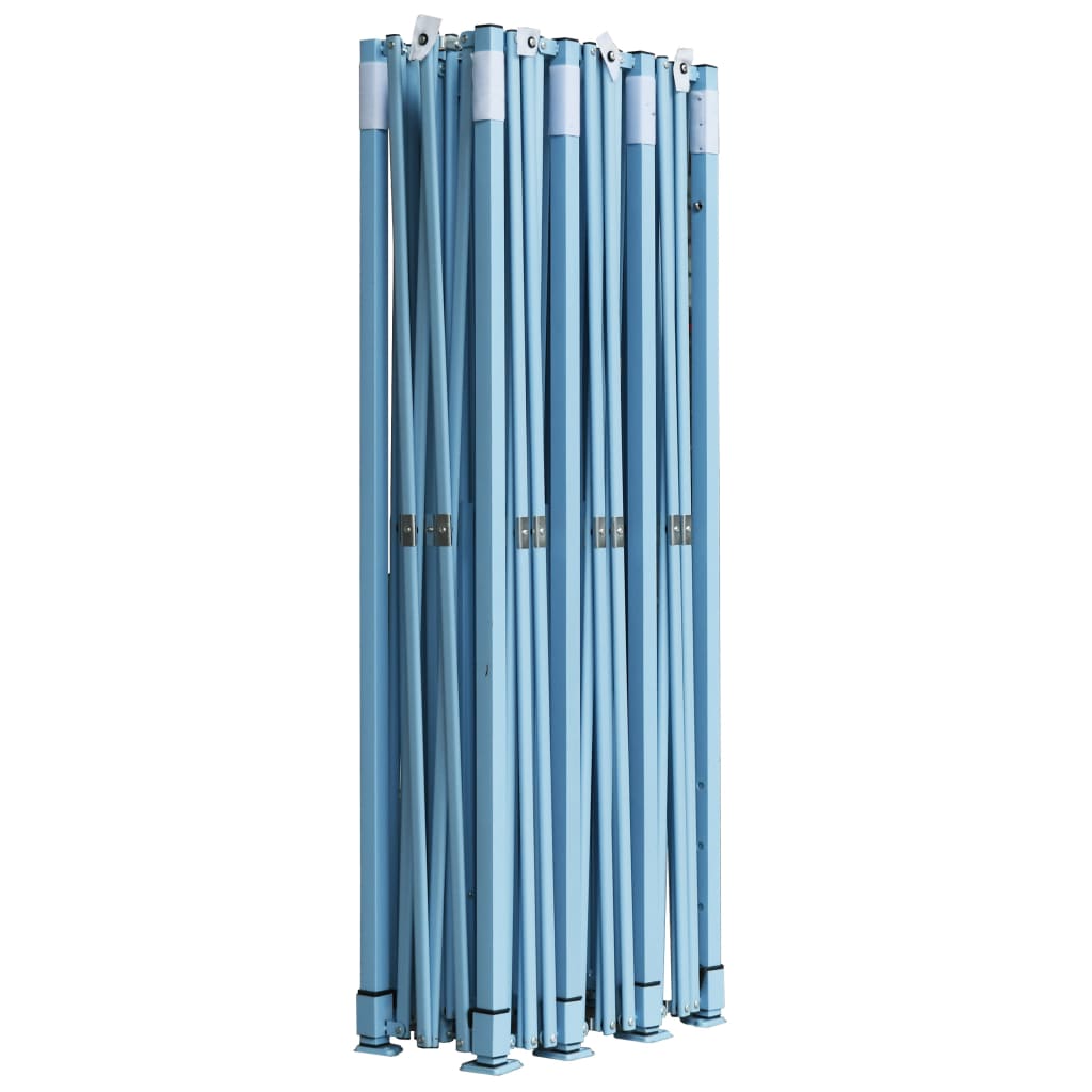 Tenda Pieghevole Pop-Up con 8 Pareti Laterali 870x291x315 cm Crema