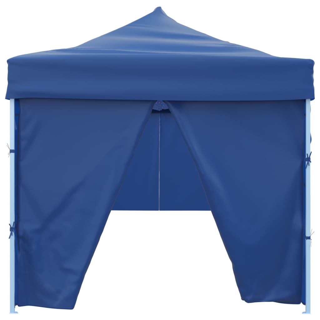 Tenda Pieghevole Pop-Up con 8 Pareti Laterali 870x291x315 cm Blu