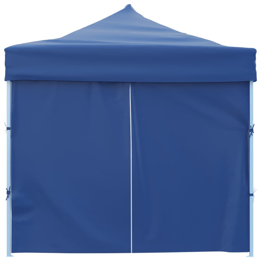 Tenda Pieghevole Pop-Up con 8 Pareti Laterali 870x291x315 cm Blu