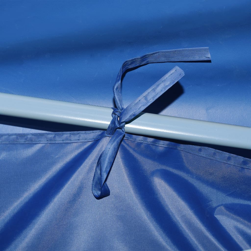 Tenda Pieghevole Pop-Up con 8 Pareti Laterali 870x291x315 cm Blu