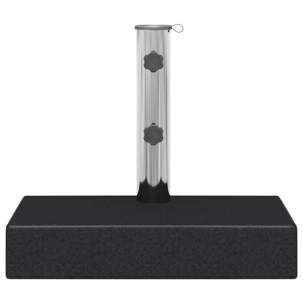 Base per Parasole in Granito Rettangolare 25 kg Nera